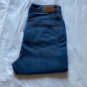 Madewell curvy perfect vintage straight jean (size 29), never worn